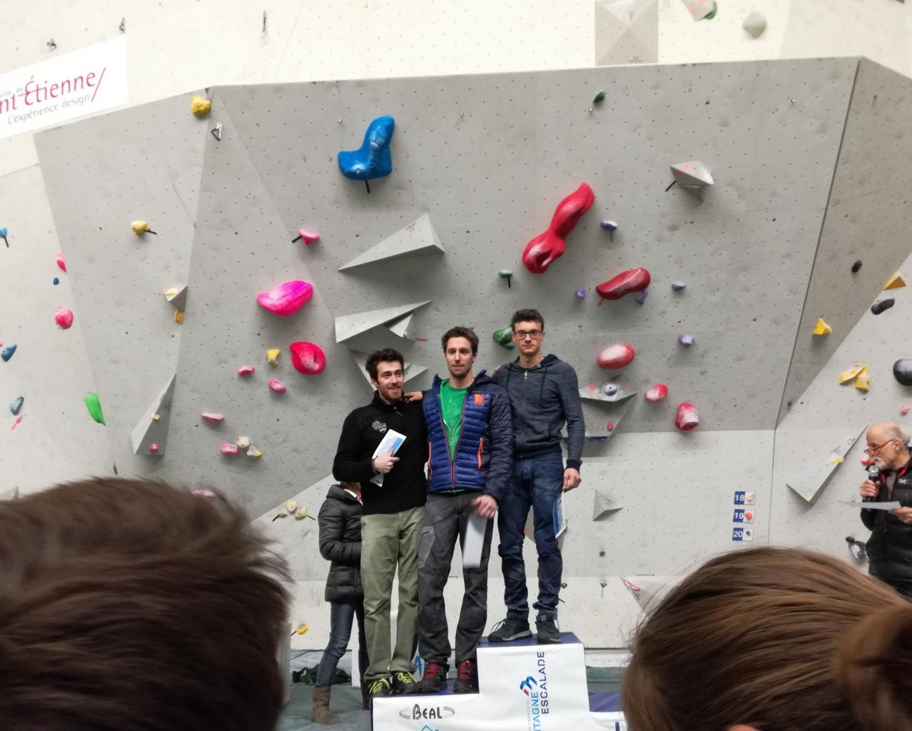 Podium séniors hommes